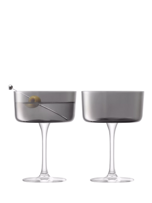 LSA Lunar Coupe Glass- 2 Pack