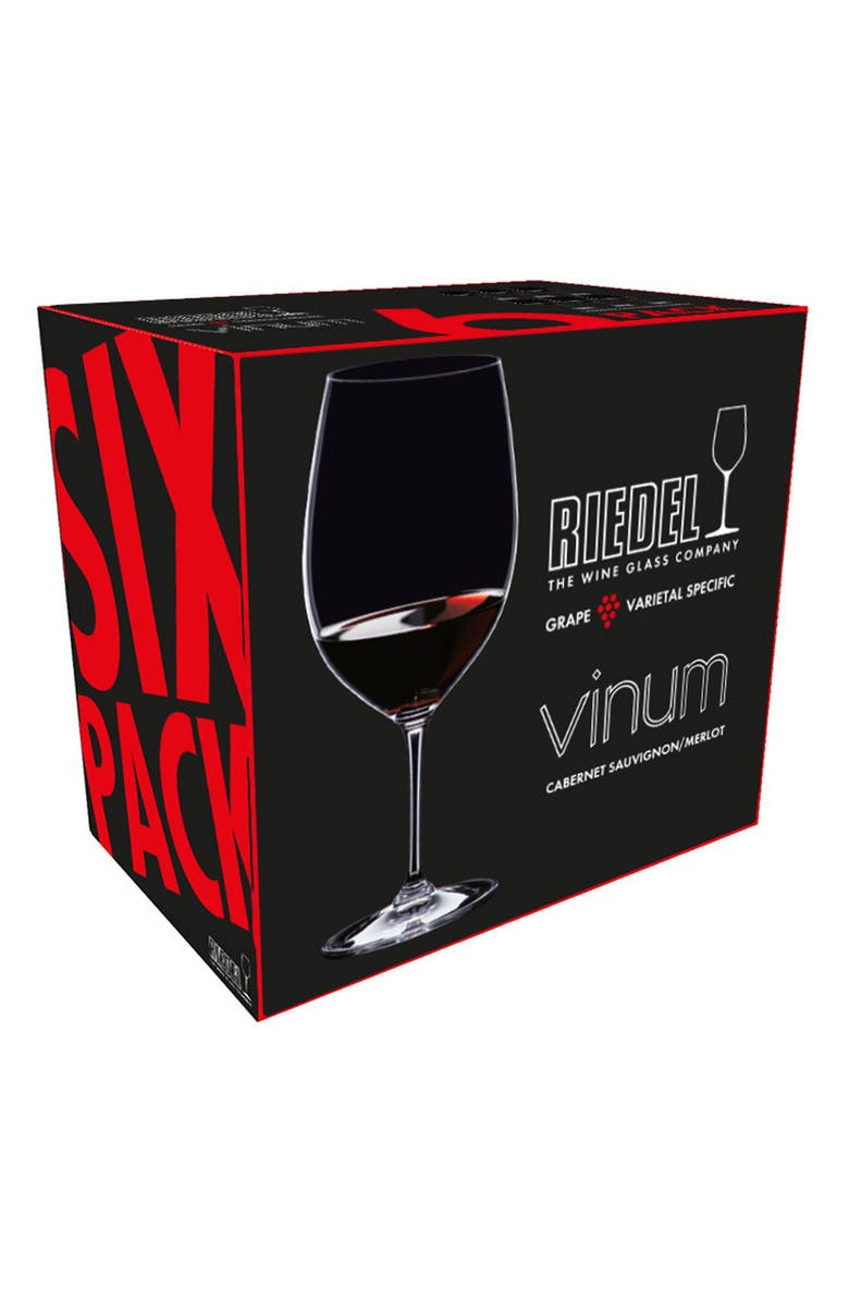 Riedel Vinum 6 Packs Cabernet Sauvignon / Merlot / Bordeaux