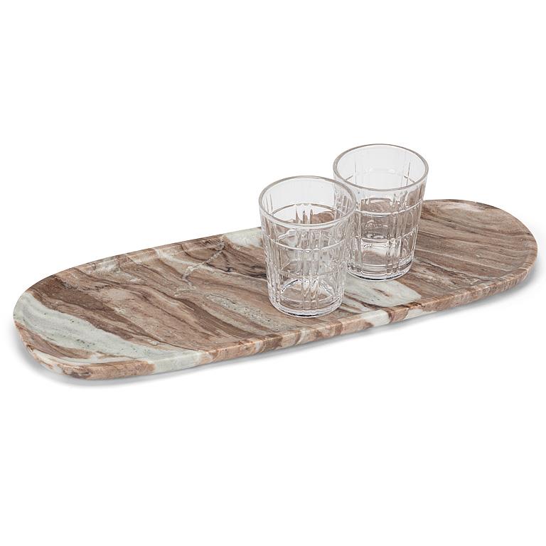 Large Oblong Marble Tray