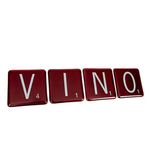 Wine Scrabble Coaster Set of 4