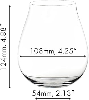 RIEDEL Stemless XL Pinot Noir Set of 2