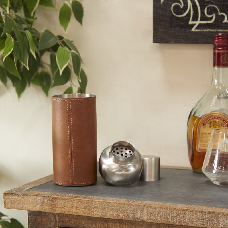 Cole Genuine Leather Cocktail Shaker