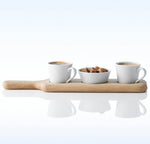 Duo Espresso Set & Oak Paddle