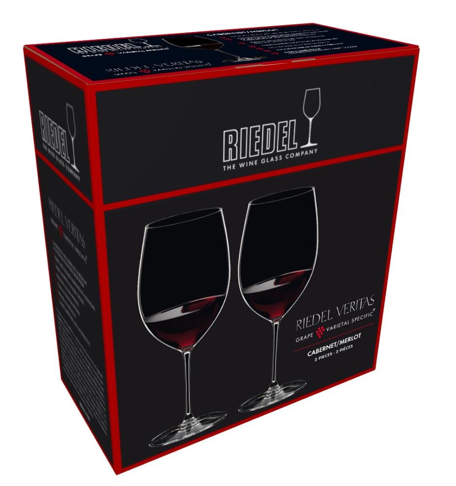 Riedel Veritas Cabernet / Merlot Wine Glasses – Set of 2 –