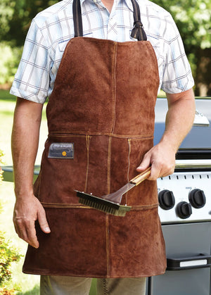 Leather Barbeque Apron