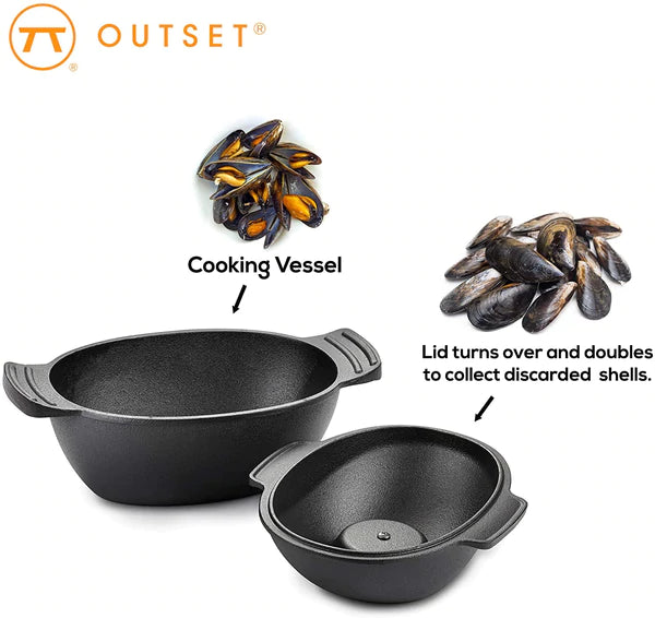 Seafood and Mussel Cast Iron pot