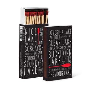 Cottage Lake Names Match Sticks