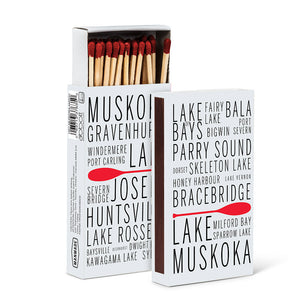 Cottage Lake Names Match Sticks