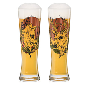 Ritzenhoff Black Label Beer Stag & Fox Set